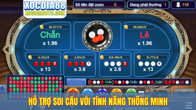 Hỗ trợ soi cầu với tính năng thông minh